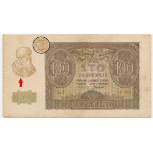 100 złotych 1940 - B - ORYGINALNA SERIA - RZADKIE