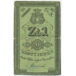 1 zlatý 1831 - Łubieński - jemný papír - vzácný