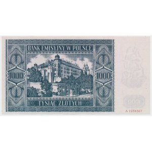 Krakowiak, 1,000 zlotys 1941 -.