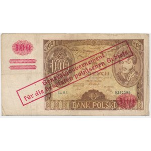 100 złotych 1934 - Ser.BS. - fałszywy przedruk okupacyjny -