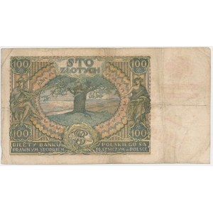 100 zlotých 1934 - Ser.BS. - falošná okupácia reprint -