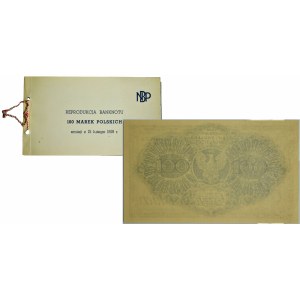 100 mariek 1919 - Séria AH - reprint v pôvodnom obale NBP -