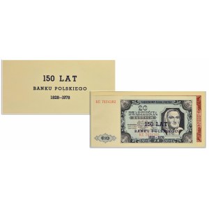 150 Years of the Bank of Poland, 20 and 100 zloty prints 1948