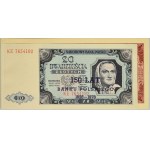 150 let Polské banky, přetisky 20 a 100 zlotých 1948
