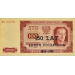 150 rokov Poľskej banky, pretlač 20 a 100 zlotých 1948
