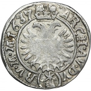 Austria, Ferdynand II, 3 Krajcary Praga 1637