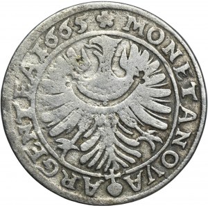 Schlesien, Herzogtum Legnicko-Brzesko-Wołowskie, Krystian Wołowski, Herzogtum von 6 Krajcars Brzeg 1665
