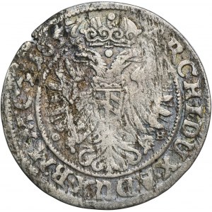 Silesia, Habsburg rule, Ferdinand III, 3 Kreuzer Breslau 1657 GH