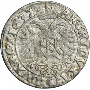 Silesia, Hasburg rule, Ferdinand III, 3 Kreuzer Breslau 1637 MI