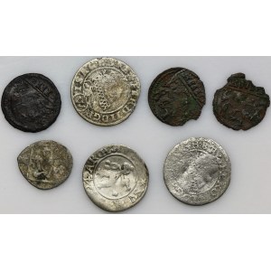 Set, Silesia and Austria, Mix of coins (7 pcs.)
