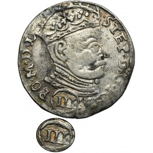 Stefan Batory, Trojak Wilno 1581 - RZADKI, (III)