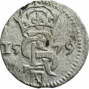Kurské vojvodstvo, Gotthard Kettler, Dwaudenar Mitawa 1579 - RARE