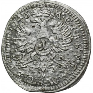 Německo, Brandenburg-Bayreuth, Frederick II, 1 Krajcar Bayreuth 1746 CLR