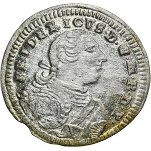 Německo, Brandenburg-Bayreuth, Frederick II, 1 krajcar 1751 CLR