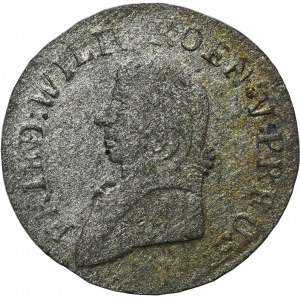 Sliezsko, pruská vláda, Fridrich Viliam III, 1 Krajcar Kłodzko 1808 G - RZADKI