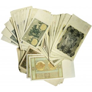 Sada, zmes poľských bankoviek (približne 125 kusov)