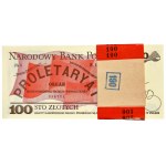 Paczka bankowa 100 złotych 1986 - SA - (100 szt.)
