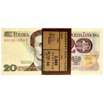 Paczka bankowa 20 złotych 1982 - AH - (100 szt.)