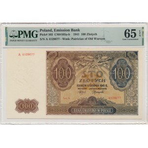 100 złotych 1941 - A - PMG 65 EPQ