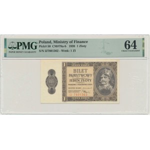 1 zlatý 1938 - IJ - PMG 64