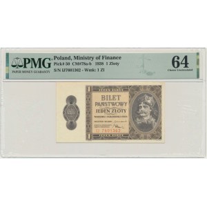 1 złoty 1938 - IJ - PMG 64