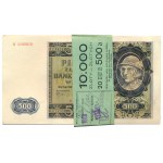 Bank parcel 500 zloty 1940 - B - (20 pieces).