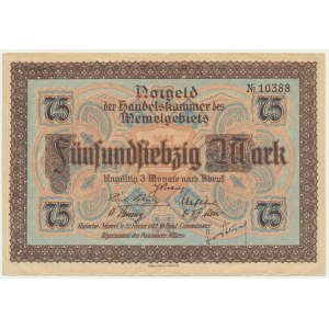 Memel (Klaipeda) 75 značek 1922