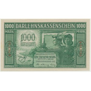 Kaunas, 1 000 marek 1918 - A - 6 čísel -