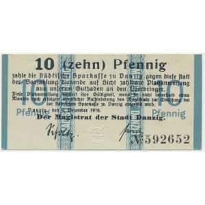 Gdaňsk, 10 fenig 1916