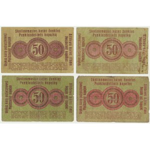 Posen, 50 Kopecks 1916 (4 pcs.) - all variations