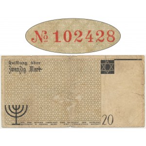 20 Mark 1940 - Nr.1 ohne Wasserzeichen -