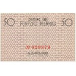 50 Pfennig 1940 - red numerator -