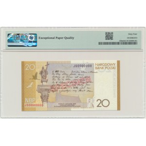 20 PLN 2009 - Juliusz Słowacki - MODEL - PMG 64 EPQ - RARE