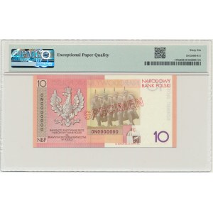 10 złotych 2008 - 90. Rocznica Odzyskania Niepodległości - WZÓR - PMG 66 EPQ - RZADKOŚĆ