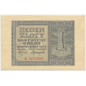 1 złoty 1940 - B -