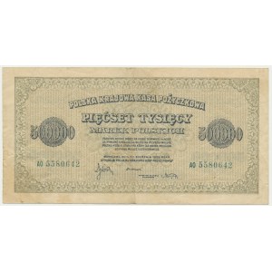 500,000 marks 1923 - AO - 7 digits -.