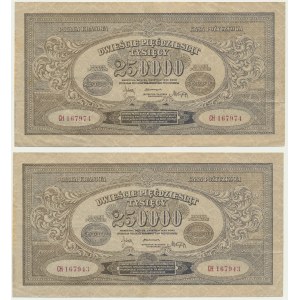 250,000 mark 1923 - CH - (2 pieces).