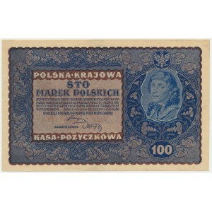100 marek 1919 - I Serja E - rzadki wariant