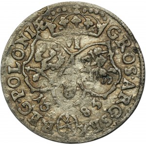 Jan III Sobieski, Szóstak Bydgoszcz 1683 TLB - erb Jelita