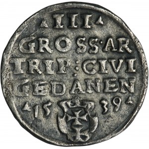 Zikmund I. Starý, Trojak Gdaňsk 1539 - PRVS