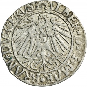 Duchy of Prussia, Albrecht Hohenzollern, Groschen Königsberg 1543