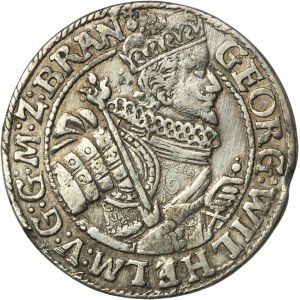 Duchy of Prussia, Georg Wilhelm, 1/4 Thaler Königsberg 1622