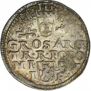 Sigismund III Vasa, 3 Groschen Olkusz 1597