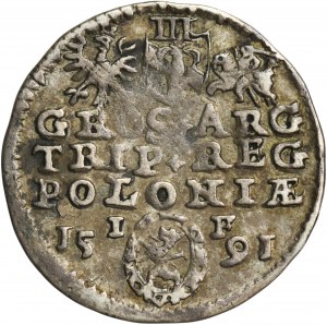 Zygmunt III Waza, Trojak Olkusz 1591