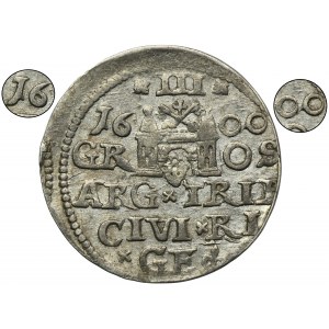 Zygmunt III Waza, Trojak Ryga 1600 - RZADSZY