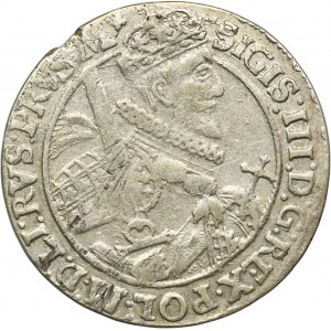 Sigismund III Vasa, 1/4 Thaler Bromberg 1621 - PRVS M