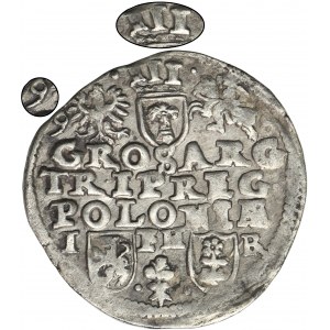 Zikmund III Vasa, Trojak Poznaň 1596 - Vzácné, datum na horní straně reverzu