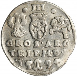 Sigismund III Vasa, 3 Groschen Vilinius 1595