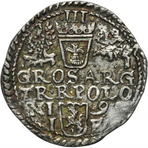 Sigismund III Vasa, 3 Groschen Olkusz 1598 - RARE, rozety