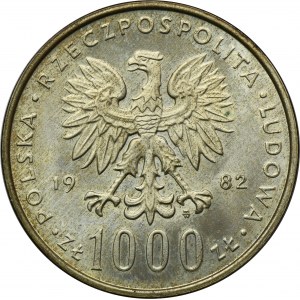 1 000 zlatých 1982 Ján Pavol II.